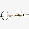 Suspension design à LED avec plusieurs sphères en verre Loft
