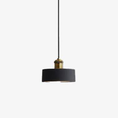 Suspension design à LED en métal avec abat-jour minimaliste Loft