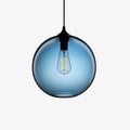 Suspension design en boule de verre (plusieurs couleurs)