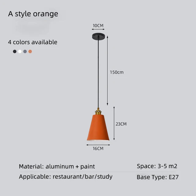 Loft suspension lumières minimaliste moderne rétro suspension lampe abat-jour décor cuisine salle à manger chambre Restaurant luminaires