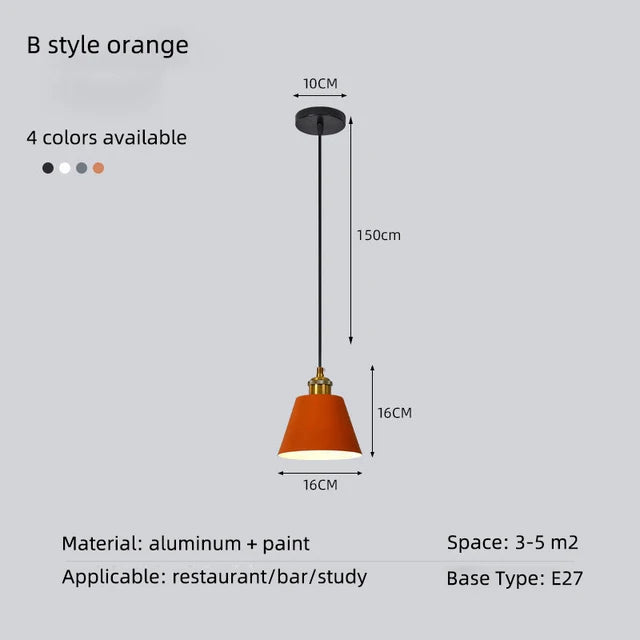 Loft suspension lumières minimaliste moderne rétro suspension lampe abat-jour décor cuisine salle à manger chambre Restaurant luminaires