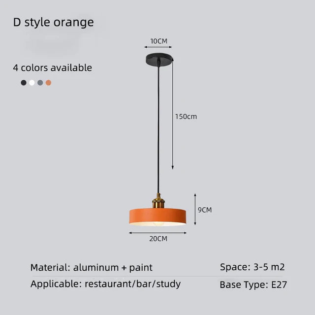 Loft suspension lumières minimaliste moderne rétro suspension lampe abat-jour décor cuisine salle à manger chambre Restaurant luminaires