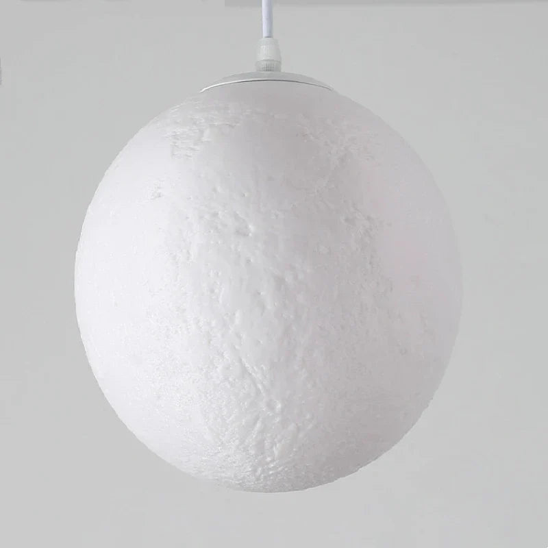 Suspension boule lune imprimée en 3D