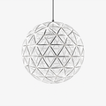 lustre suspension loft en acier inoxydable led spark ball