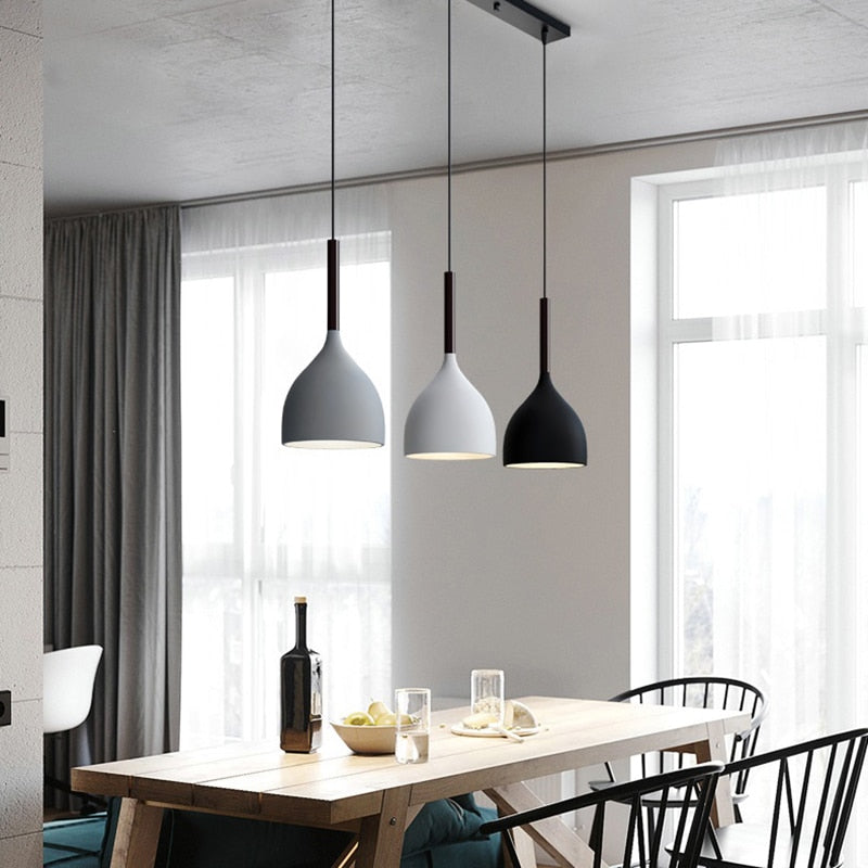 Suspension moderne LED minimaliste en métal Willo