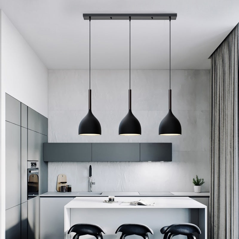 Suspension moderne LED minimaliste en métal Willo