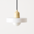 Suspension en verre nordique couleur bonbon