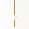 Suspension élégante Fumi Gold