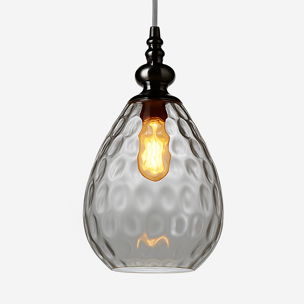 Suspension vintage en verre coloré Lampen
