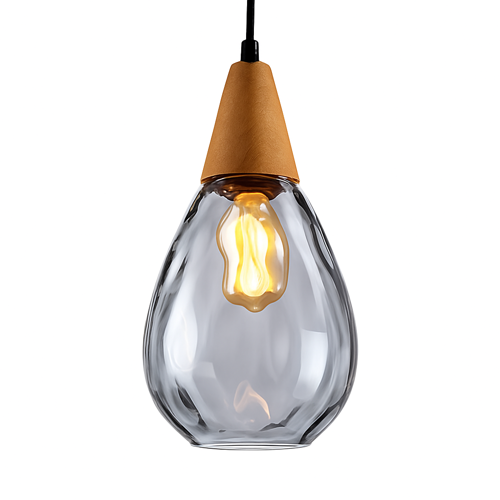 Suspension vintage en verre coloré Lampen